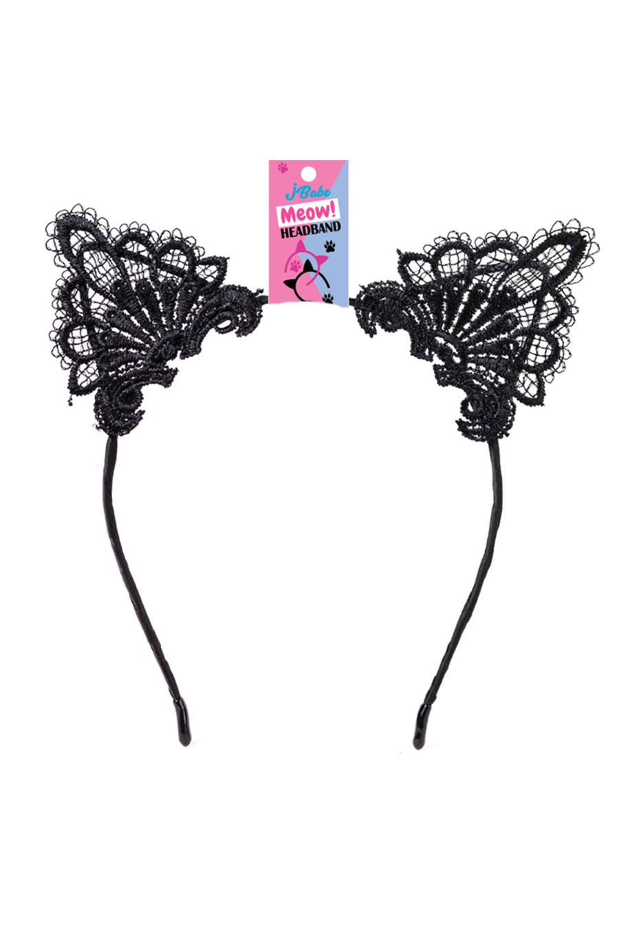 Meow! Lace Cat Ears Headbands Hair Accessories, Set of 2 - Vacay Land 