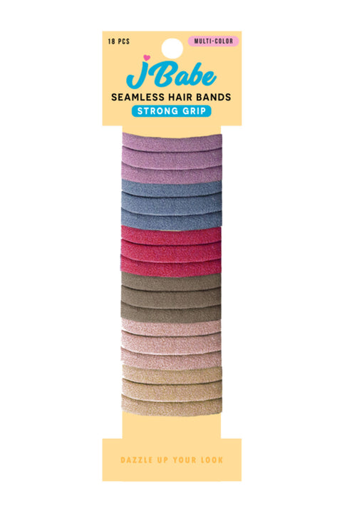 Elastic Seamless Hair Bands Soft Ponytail Holders Multi-Color Neutral