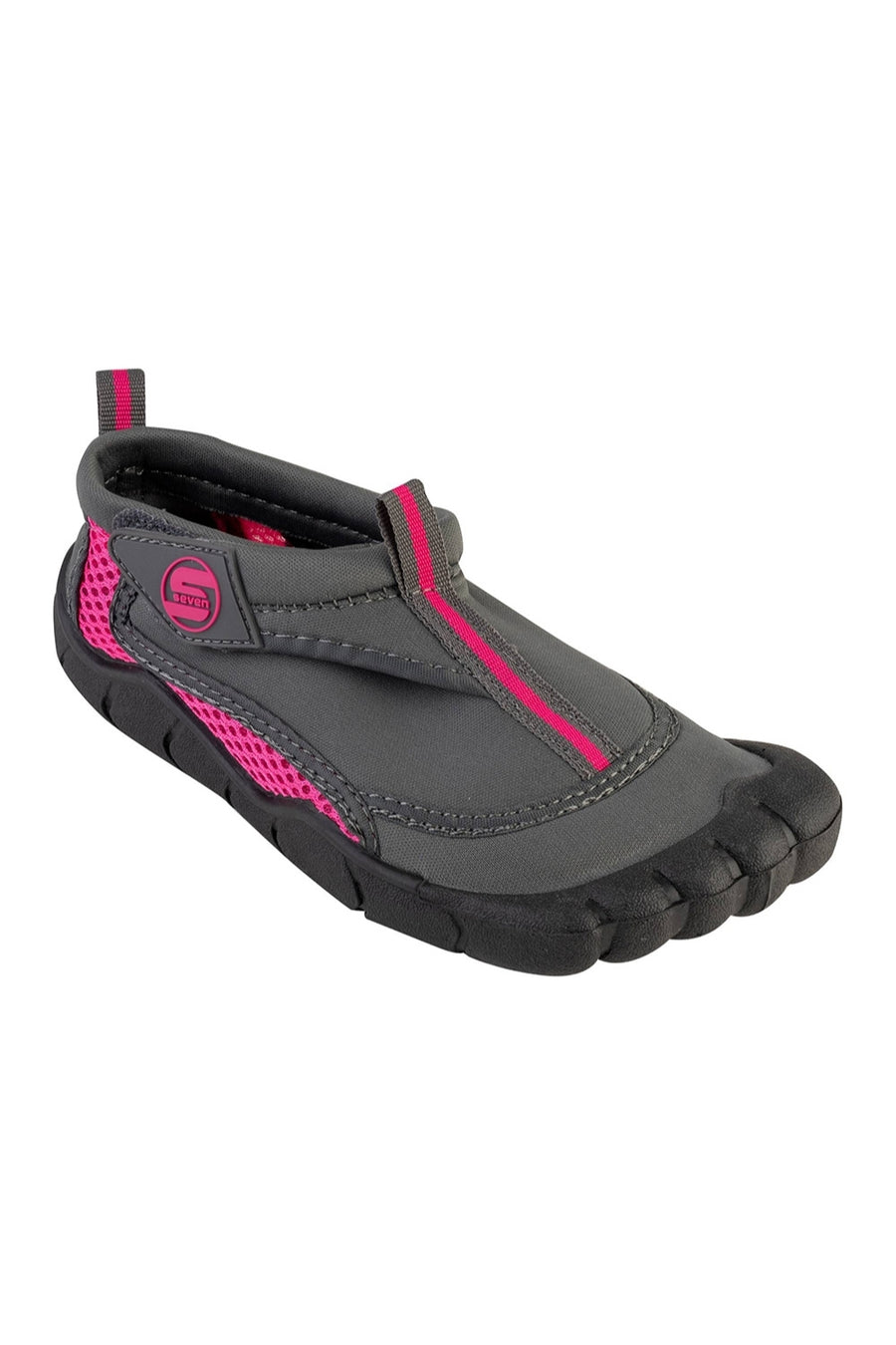 Kids Aqua Sock Wave Water Shoes, Gray - Vacay Land 