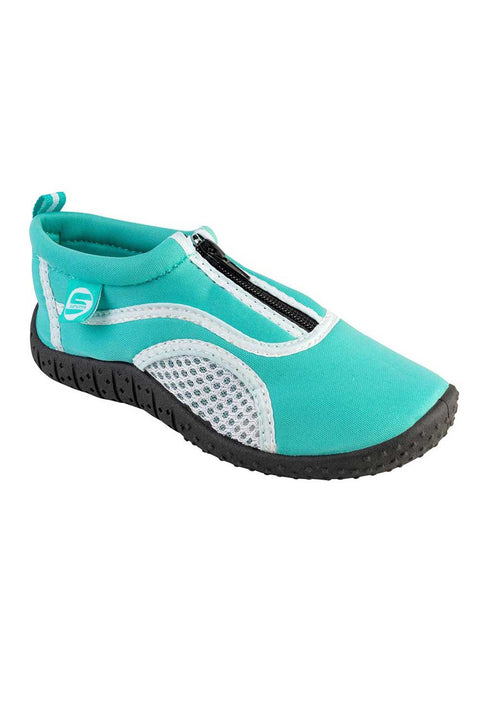 Little Girls, Boys Water Shoes, Turquoise/White