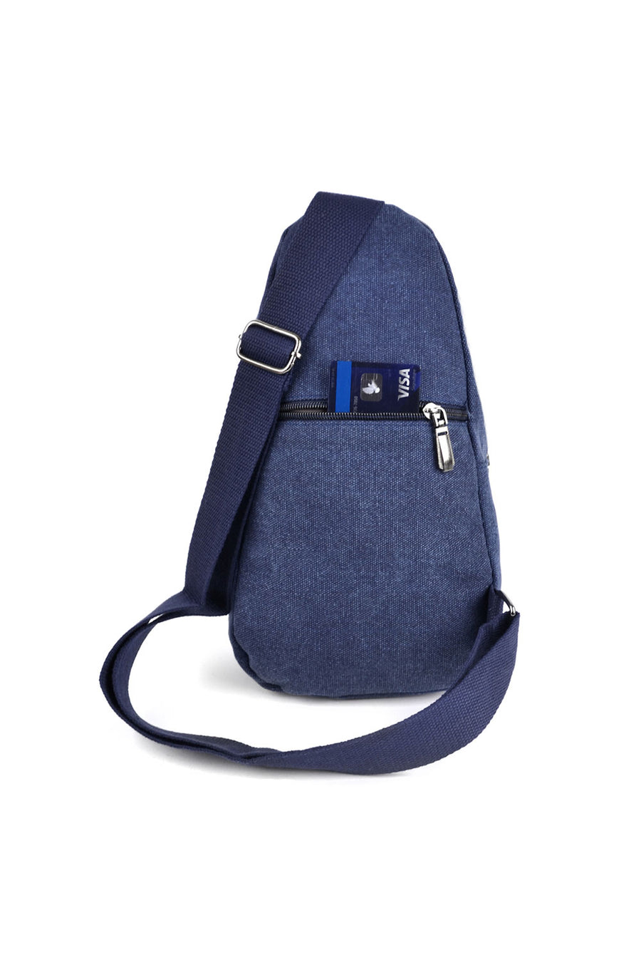 Canvas Sling Bag With Adjustable Strap - Vacay Land 