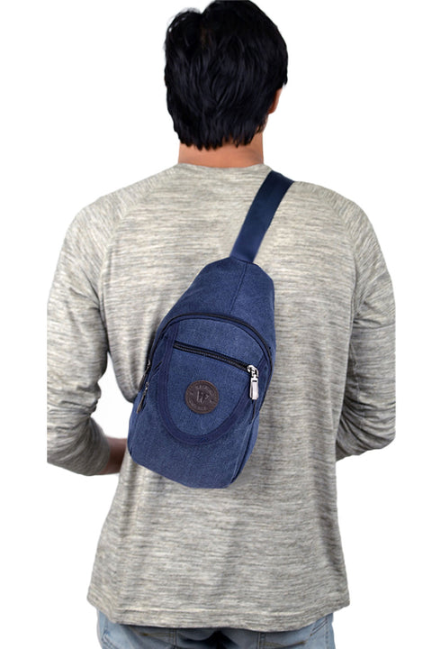 Canvas Sling Bag With Adjustable Strap