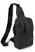 Black Crossbody Sling Bag with Reversible Strap