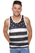 Men's Patriotic American Flag Muscle Tee Tank Top