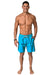 Men's Solid Color Swimming Trunks Elastic Swimwear Shorts
