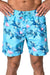 Turquoise Men's Premium Swimming Trunks Elastic Swimwear Shorts