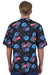 Men's Hawaiian Casual Party Shirt, Flamingo Print