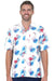 Men's Hawaiian Casual Party Shirt, Flamingo Print