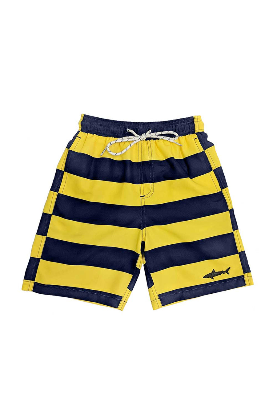 Kids Swim Shorts, Fast Dry Stripes Print - Vacay Land 