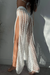 Maxi Slit Knitted Pants Beach Cover Ups
