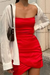 Off Shoulder Sleeveless Ruched Bodycon Mini Dress